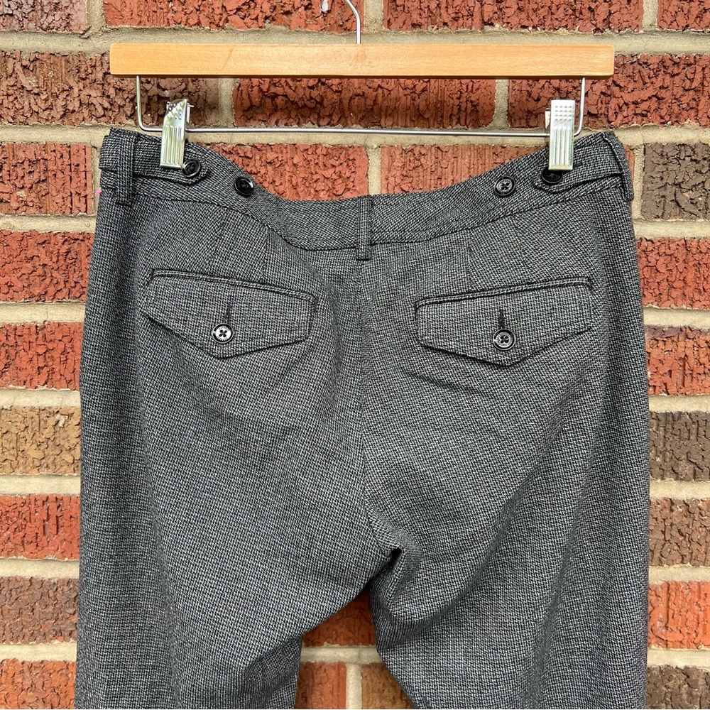 Express Dark Gray Textured Columnist Mid Rise Dre… - image 5